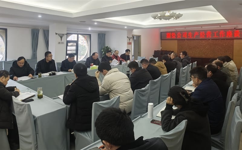 测绘公司召开2024年度生产谋划事情总结会暨2025年度谋划妄想座谈会