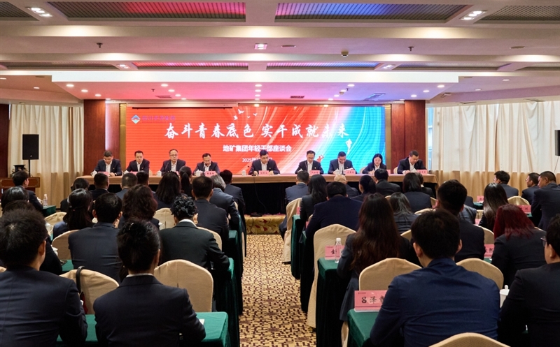 奋斗青春底色，，，，，实干成绩未来 ——地矿集团召开年轻干部座谈会