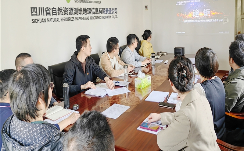 测绘公司各党支部召开党员大会暨主题党日活动