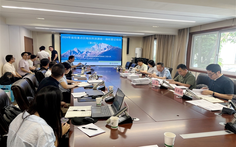 2024年度四川省省级重点区域自然拉斯维加斯3133cc统一确权挂号项目（第2包）顺遂通过验收评审