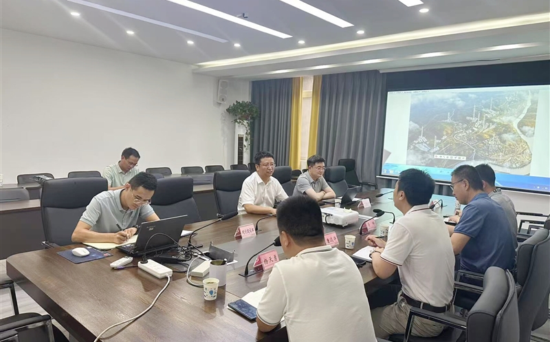 测绘公司赴广元国际铁路港管委会座谈交流