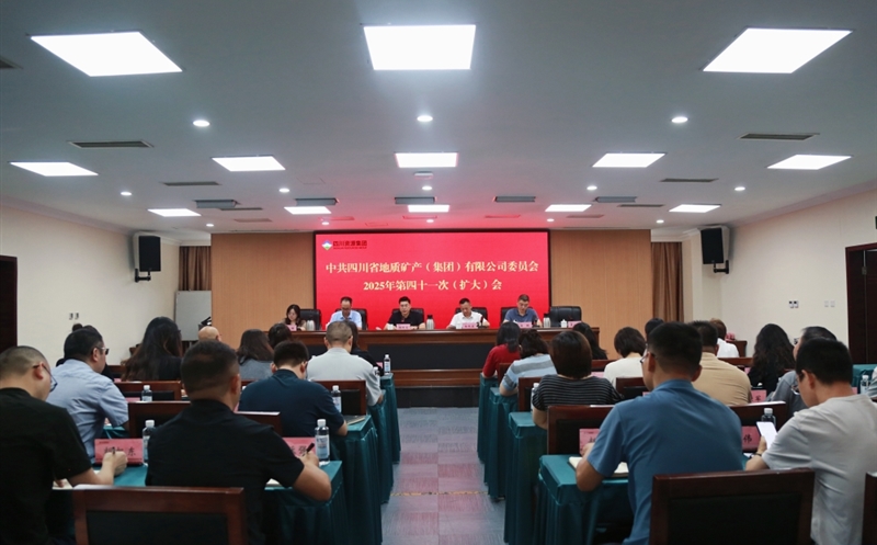 地矿集团召开党委扩大聚会 学习贯彻集团第一次党代会精神