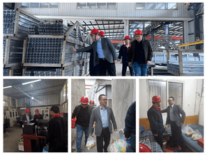 公司向导赴一线督导检查生产情形并探望慰问驻厂员工_协同多元工业_工业生长_拉斯维加斯3133cc有限责任公司