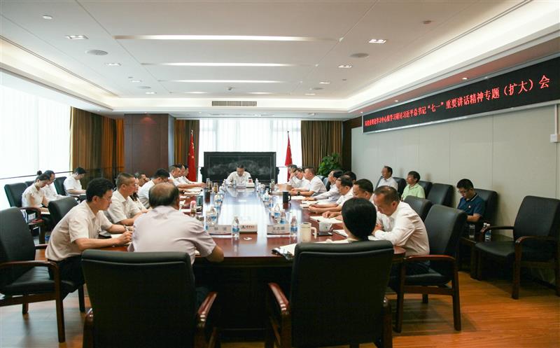 局党委中心组专题学习钻研习近平总书记“七一”主要讲话精神