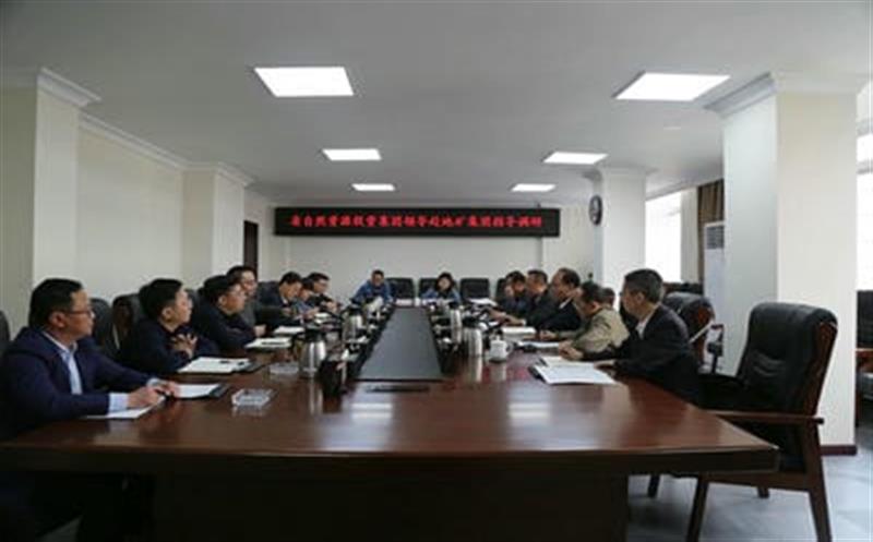 省自然拉斯维加斯3133cc投资集团副总司理武文祥带队赴地矿集团调研指导事情