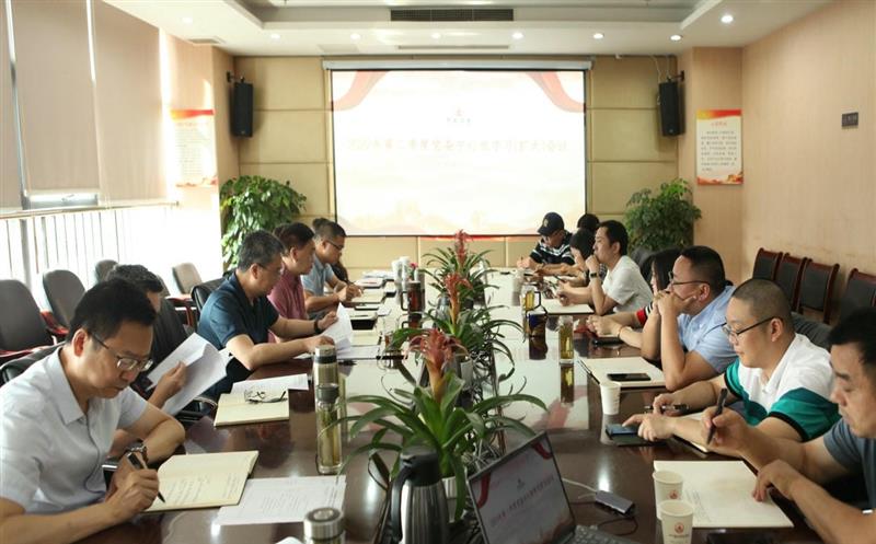 中成集团召开2022年第二季度党委理论学习 中心组（扩大）聚会