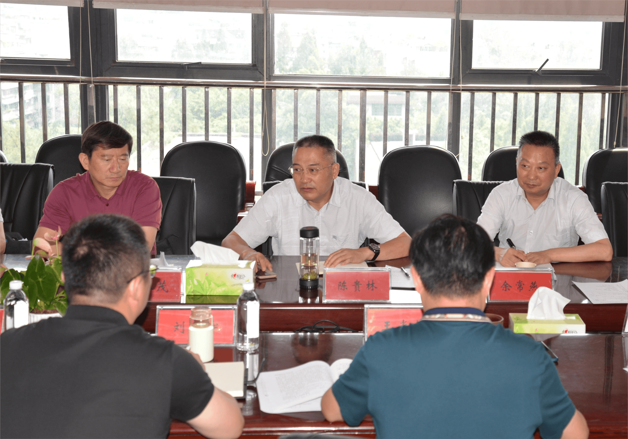 陈贵林一行 莅临众城房产公司调研指导事情_拉斯维加斯3133cc新闻_新闻中心_拉斯维加斯3133cc有限责任公司