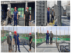 公司向导前往渠县万达铝模板租赁项目施工现场调研指导事情_协同多元工业_工业生长_拉斯维加斯3133cc有限责任公司