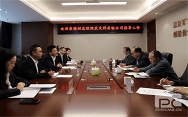 武文祥一行莅临冶勘物流公司指导事情