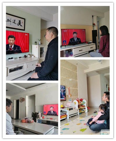 热烈庆祝中国共产党第二十次天下代表大会胜利召开——地矿集团全体职工收听收看开幕会_红色堡垒_党建群团_拉斯维加斯3133cc有限责任公司