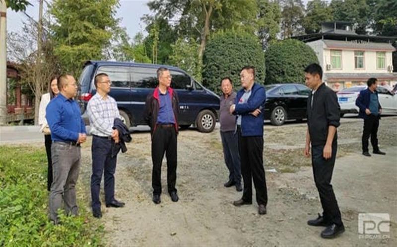 中成集团党委书记、董事长柯军一行到项目一线宣讲党的二十大报告精神