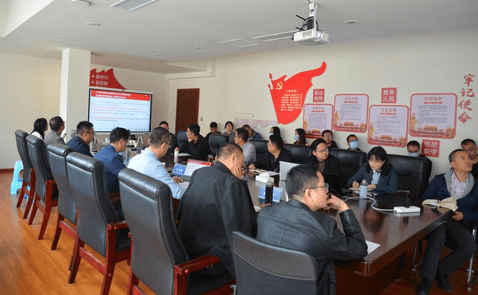 众城房产公司组织召开理论学习中心组（扩大）学习会专题学习党的二十大精神_红色堡垒_党建群团_拉斯维加斯3133cc有限责任公司