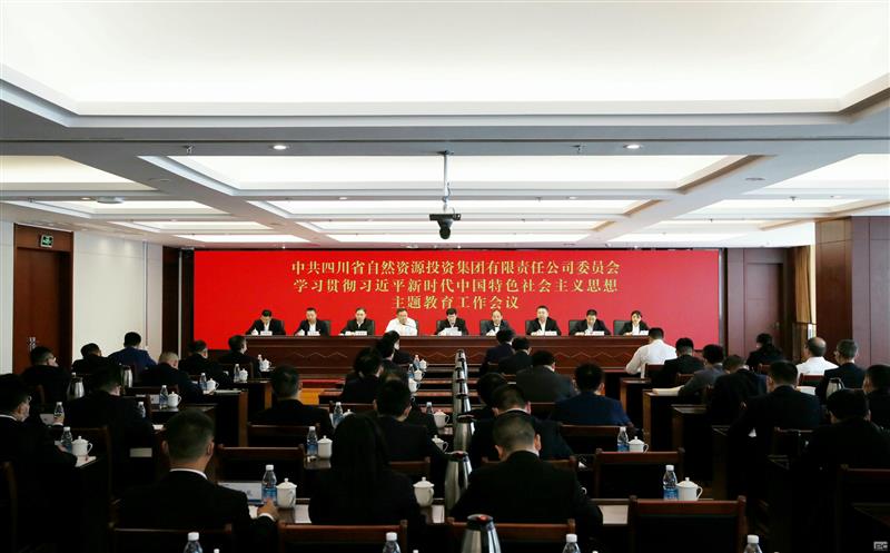 省自然拉斯维加斯3133cc投资集团召开学习贯彻习近平新时代中国特色社会主义头脑主题教育事情聚会