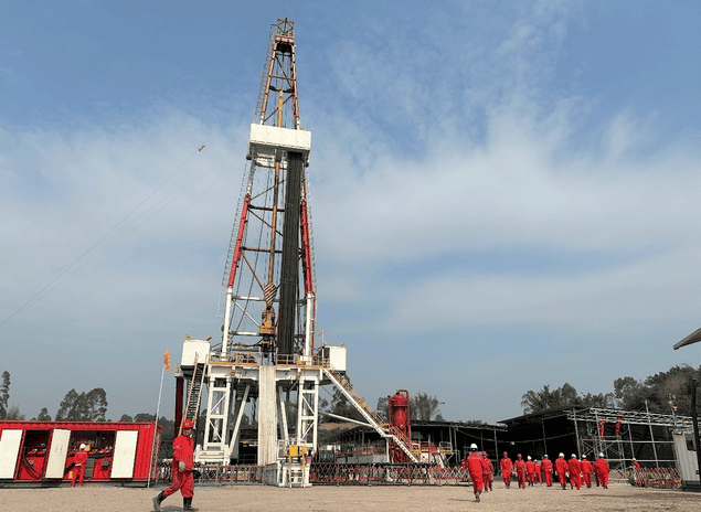 喜讯！金核地勘公司首个油气钻井项目乐成开钻_下层动态_新闻中心_拉斯维加斯3133cc有限责任公司