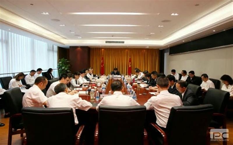 省自然拉斯维加斯3133cc投资集团党委召开主题教育钻研交流会暨理论学习中心组专题学习（扩大）聚会