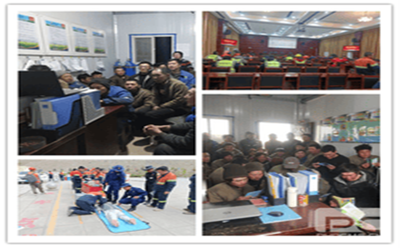 人人讲清静，，，，，个个会应急丨华锋钻探项目部开展清静生产月系列活动