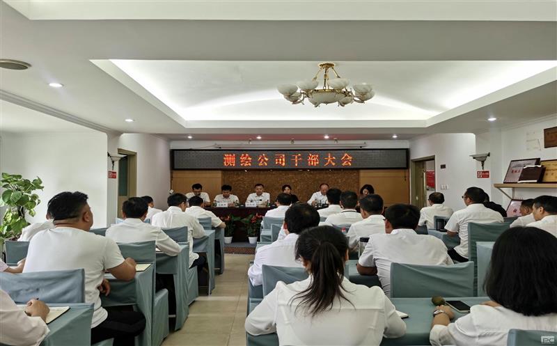 集团向导出席测绘公司干部大会并指导班子专题民主生涯会