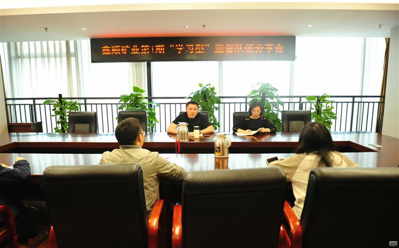 开展分享交流  提升监视质量 ——鑫顺矿业举行第一期打造“学习型”监视步队交流分享会