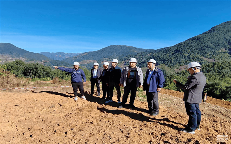 核西南院向导赴攀枝花市盐边县永兴镇作坊村土地整治项目检查指导
