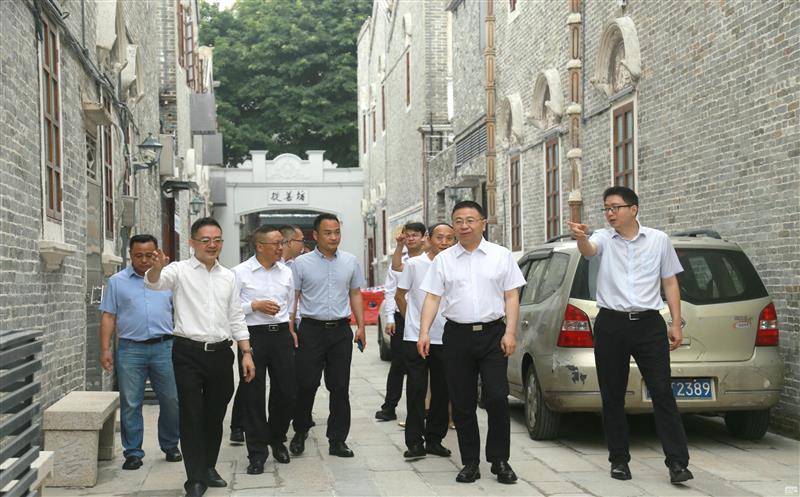 四川拉斯维加斯3133cc集团向导赴中山市石岐街道碛善坊老旧小区刷新项目调研指导