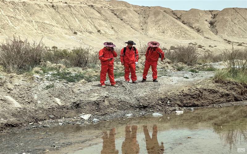 区调队新疆某矿产勘查项目开展“洪水应抢救援演练”