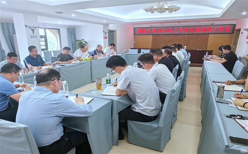 凝心聚力破难点 锚定目的抓落实 ——测绘公司召开2024年上半年谋划经济事情会