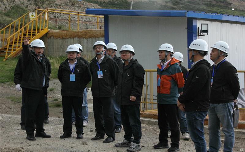 集团向导到海鑫矿业、青羊矿业调研检查