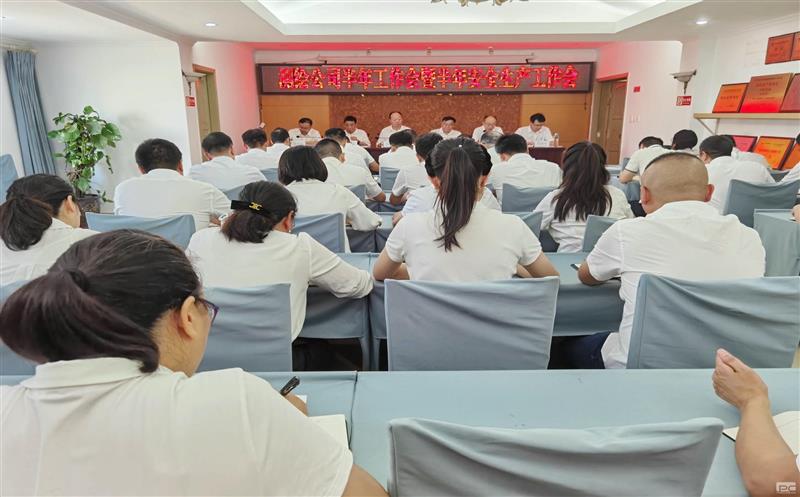 测绘公司召开2024年半年岁情会暨半年清静生产事情会