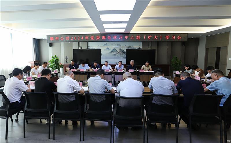 攀西公司召开第五次党委理论学习中心组（扩大）学习聚会