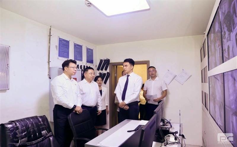 集团开展国庆节前清静检查