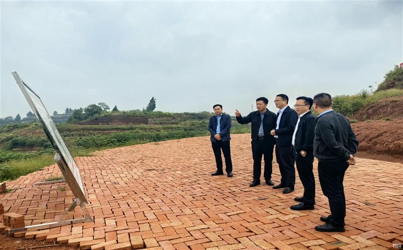 土地集团l向导赴仁寿公司调研