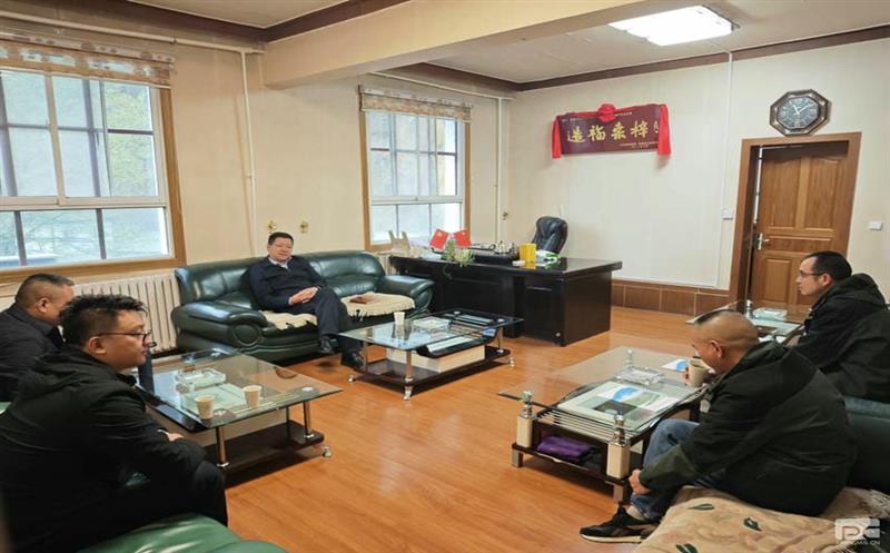 孔卫开带队造访西和青羊矿业